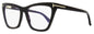 Tom Ford Magnetic Clip-on Eyeglasses TF5971-B 001 Black 54mm FT5971 Black