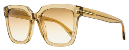 Tom Ford Selby Sunglasses TF952 45G Transparent Brown 55mm FT0952 Transparent Brown