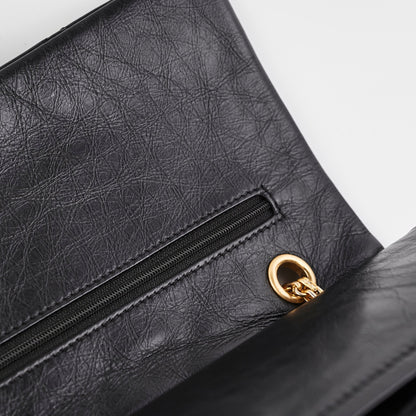Chanel Reissue Maxi 227 Black Shoulder Bag