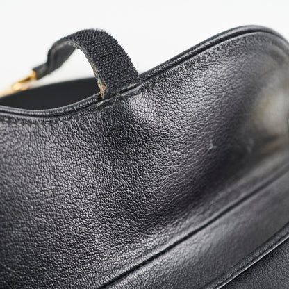 Christian Dior Vintage Shoulder Black Bag