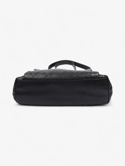 Chanel Cocomark Shoulder Bag Black Caviar Leather