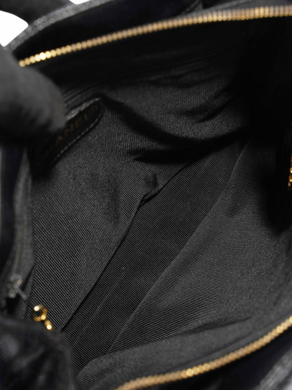 Chanel Cocomark Shoulder Bag Black Caviar Leather