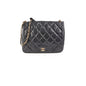 Chanel Vintage Lambskin Black Shoulder Bag