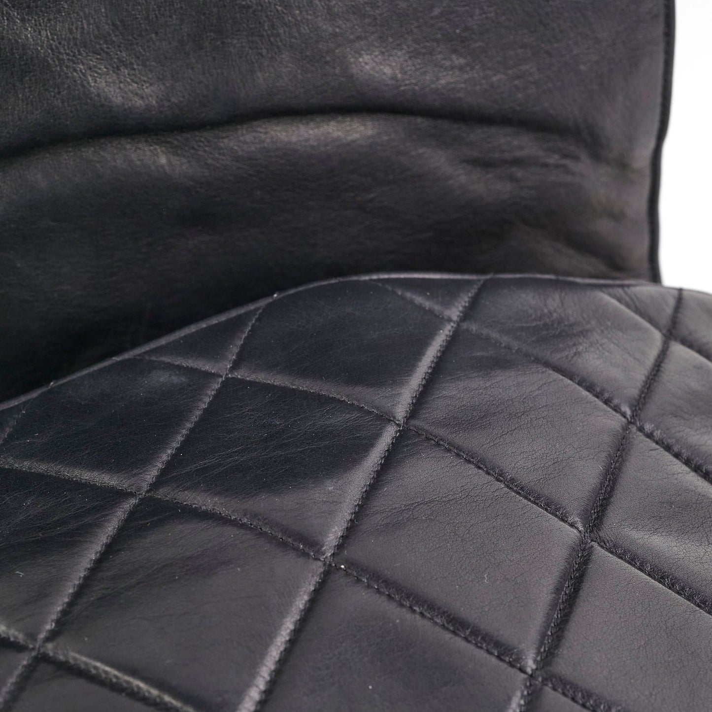 Chanel Vintage Lambskin Black Shoulder Bag