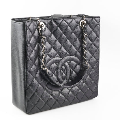 Chanel PST Caviar Black Shoulder Bag