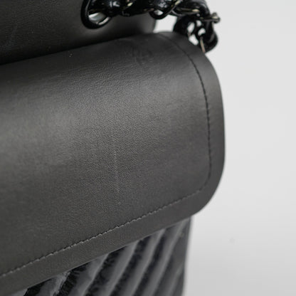 Deal of The Week - Chanel Medium/Large Double Classic Flap So Black Shoulder Bag