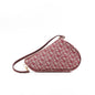 Christian Dior Mini Vintage Saddle Shoulder Bag Burgundy