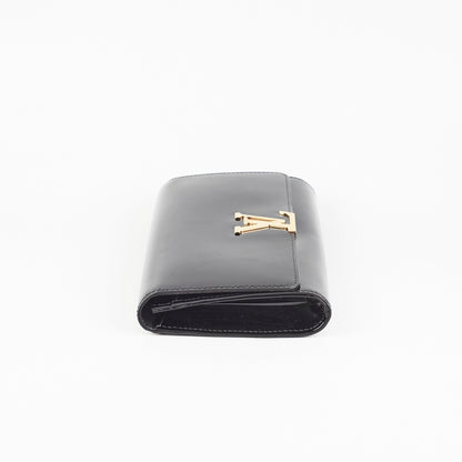Louis Vuitton Louise Black Patent Clutch