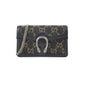 Gucci Dionysus Super Mini GG Shoulder Bag Black