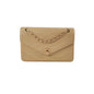 Chanel Vintage Beige Lambskin Shoulder Bag