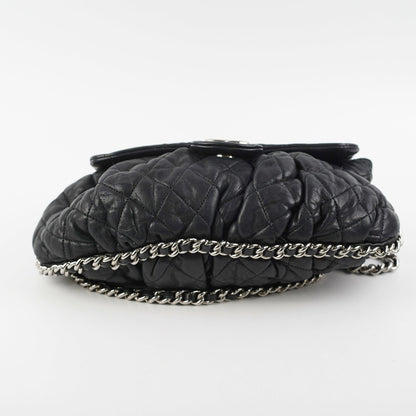 Chanel Black Matelasse Chain Shoulder Bag