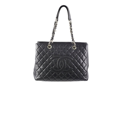 Chanel Grand Shopping Tote GST Black Shoulder Bag