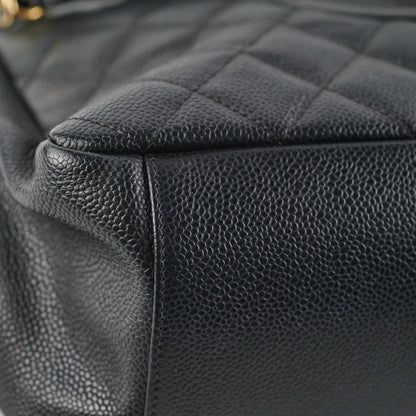 Chanel Grand Shopping Tote GST Black Caviar GHW Shoulder Bag