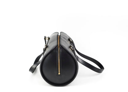 Louis Vuitton Epi Soufflot 30 Black Shoulder Bag