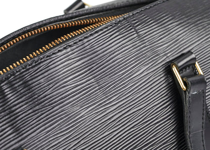Louis Vuitton Epi Soufflot 30 Black Shoulder Bag