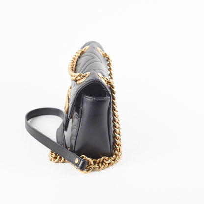 Gucci Marmont Black Small Shoulder Bag