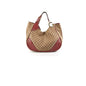 Gucci Canvas Shoulder Tote Dark Red