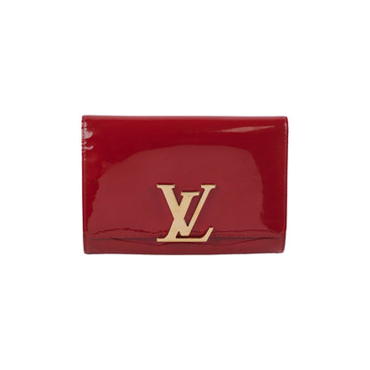 Louis Vuitton Louise MM Red Vernis Clutch