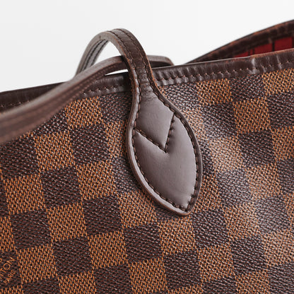 Louis Vuitton Neverfull MM Damier Ebene Shoulder Bag