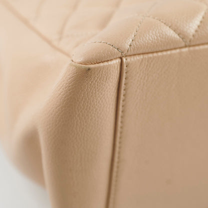 Chanel GST Caviar Beige Shoulder Bag- Series 13