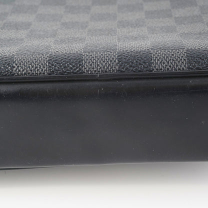 Louis Vuitton Kasai Graphite Clutch