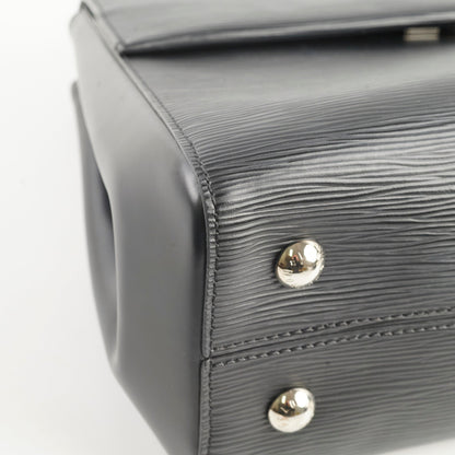 Louis Vuitton Cluny MM Epi Black Shoulder Bag