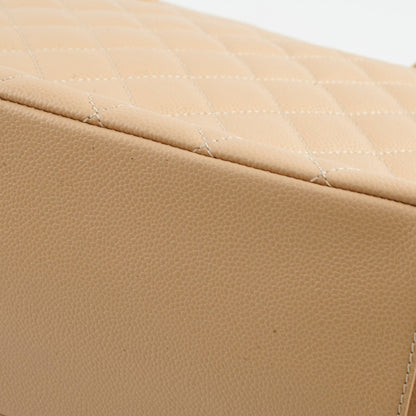 Chanel GST Caviar Beige Shoulder Bag - Series 20