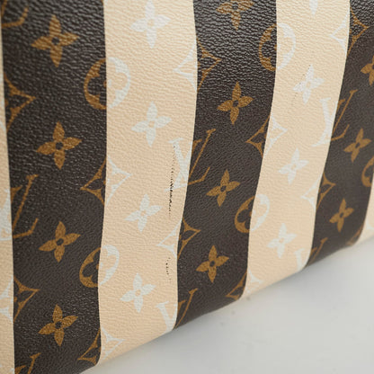 Louis Vuitton Vintage Neverfull MM Rayures Monogram Shoulder Bag