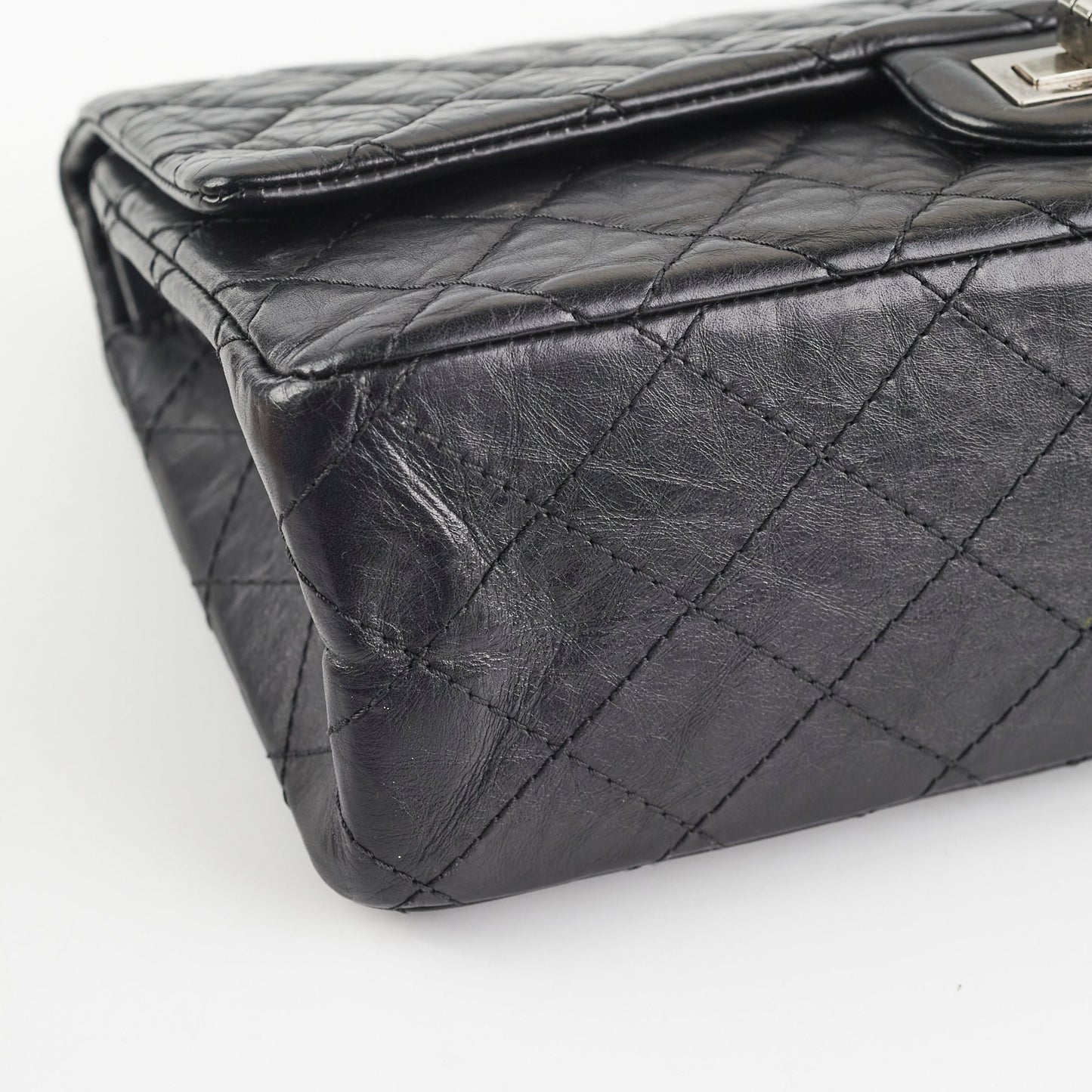 Chanel Reissue 226 Black Calfskin Shoulder Bag