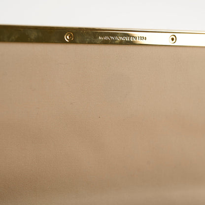Louis Vuitton Monogram Vernis Ana Clutch Beige