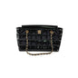 Chanel Chocolate Bar Chain Shoulder Bag Black