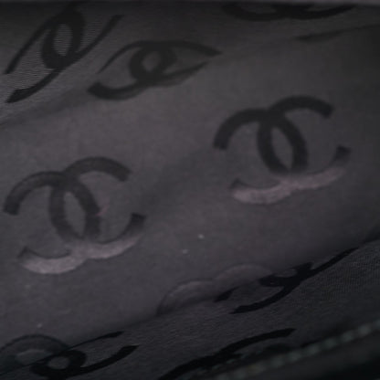 Chanel Chocolate Bar Chain Shoulder Bag Black