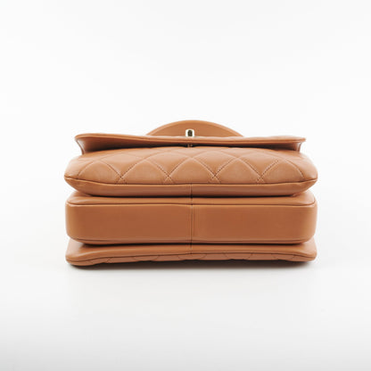 Chanel Trendy CC Caramel Quilted Shoulder Bag (Old Version)