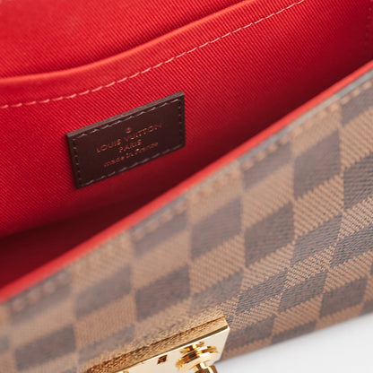 Louis Vuitton Croisette Damier Ebene Shoulder Bag