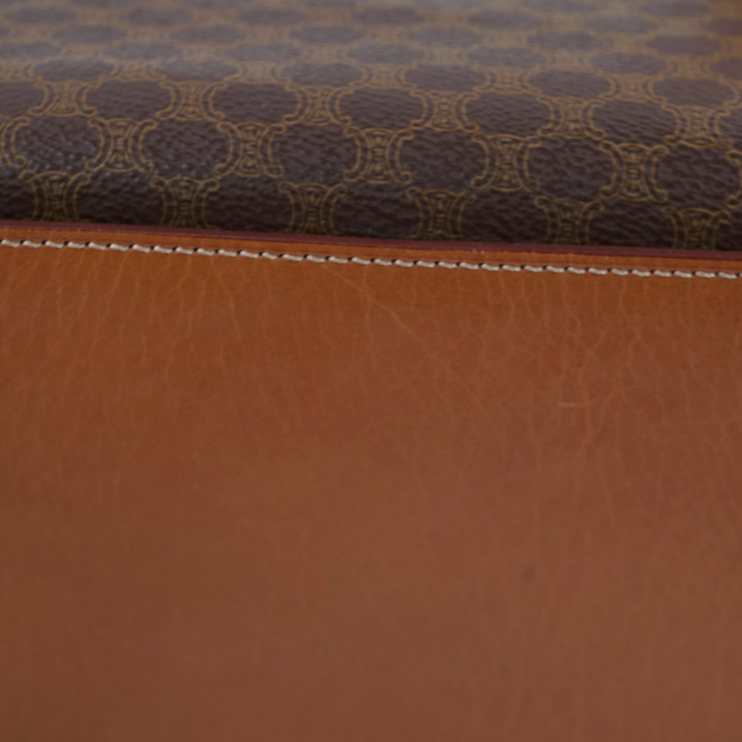 Celine Vintage Brown Shoulder Tote