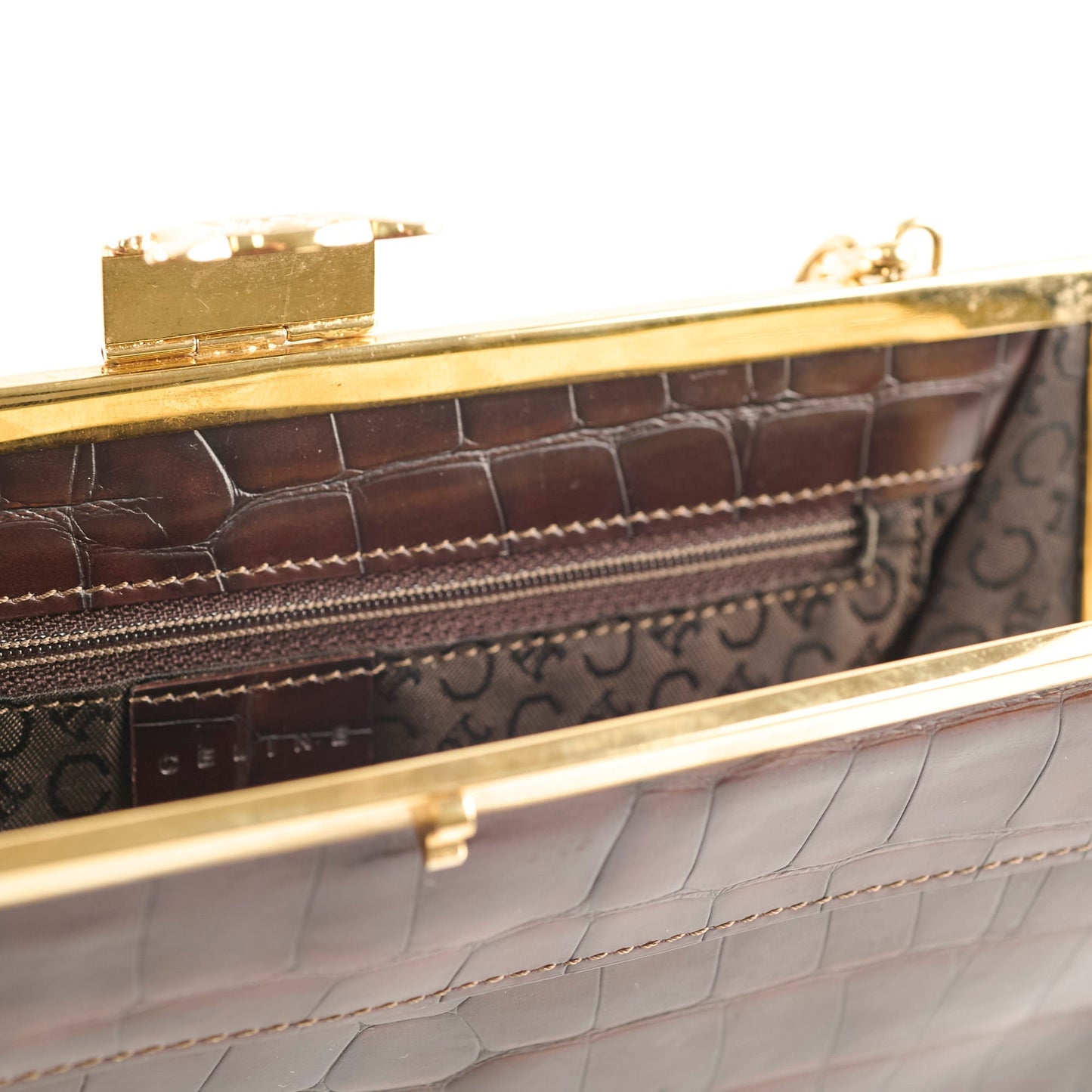 Celine Vintage Triomphe Shoulder Bag