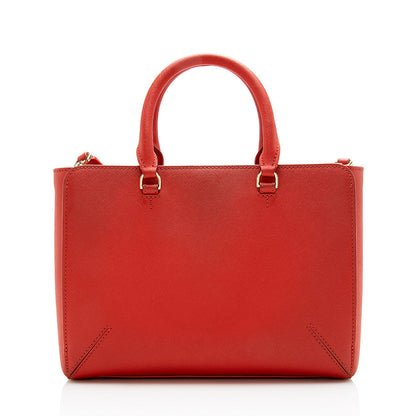 Tory Burch Saffiano Leather Mini Convertible Tote (SHF-15746)