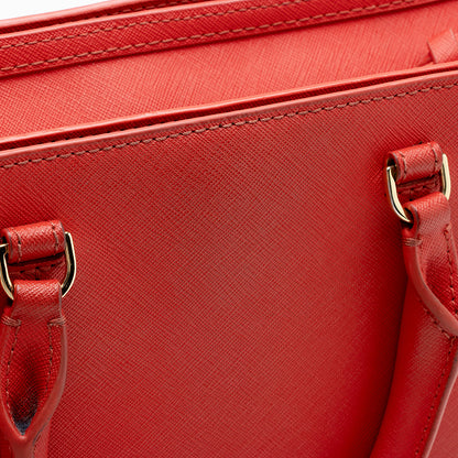 Tory Burch Saffiano Leather Mini Convertible Tote (SHF-15746)