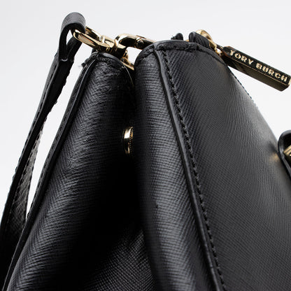 Tory Burch Saffiano Leather Robinson Double Zip Tote (SHF-13328)