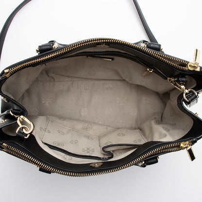 Tory Burch Saffiano Leather Robinson Double Zip Tote (SHF-13328)