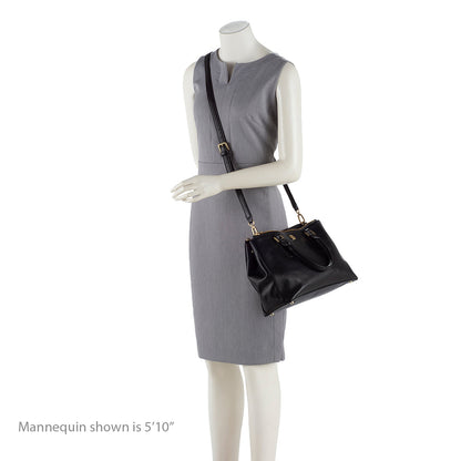 Tory Burch Saffiano Leather Robinson Double Zip Tote (SHF-13328)