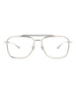 Valentino Unisex Aviator Silver-Silver-Transparent Fashion Designer Eyewear
