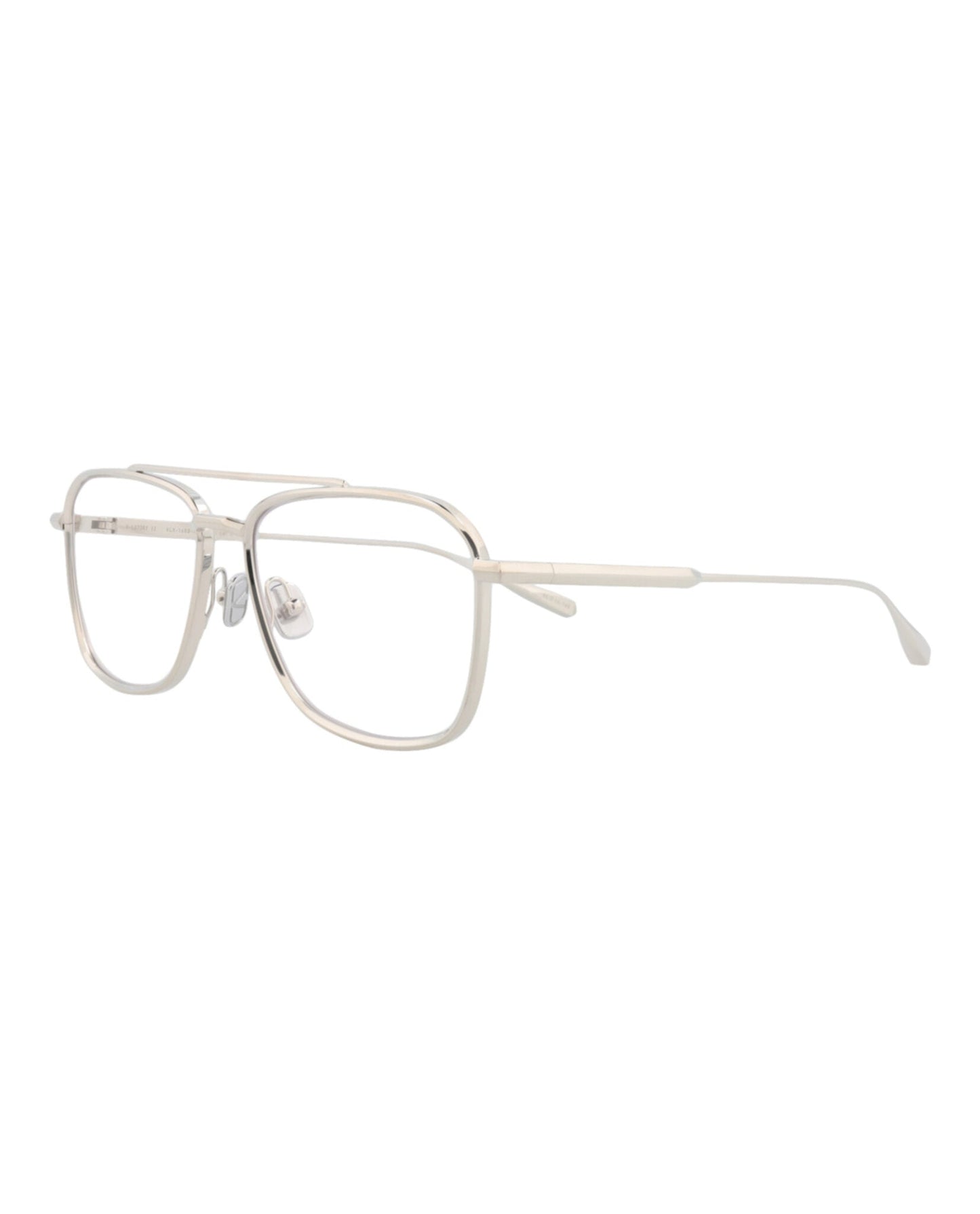 Valentino Unisex Aviator Silver-Silver-Transparent Fashion Designer Eyewear