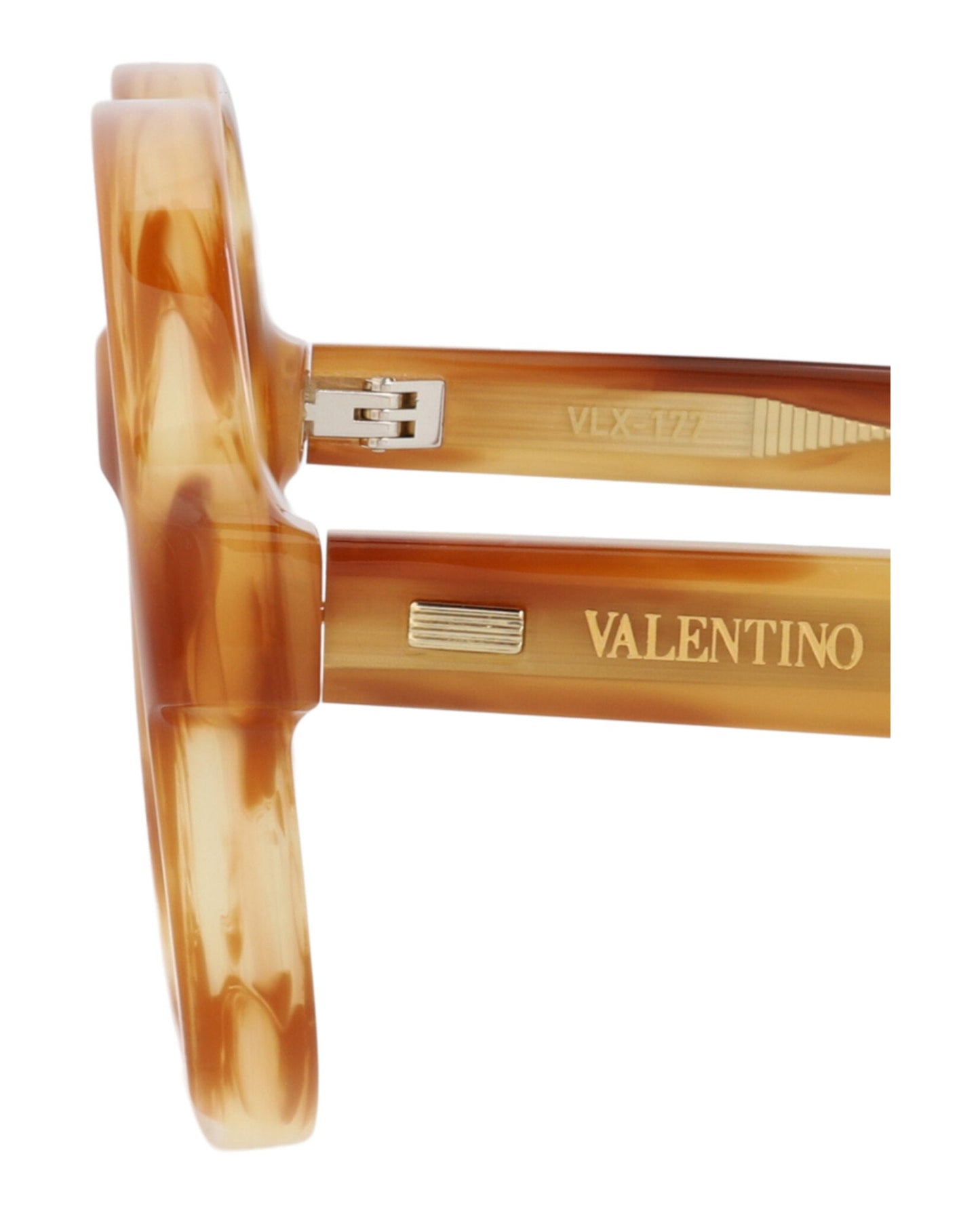 Valentino Unisex Round/Oval Havana Havana Transparent Fashion Designer Eyewear