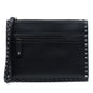 Valentino Leather Rockstud Untitled Wristlet Clutch