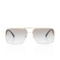 Versace Greca Cutout Rectangular Sunglasses