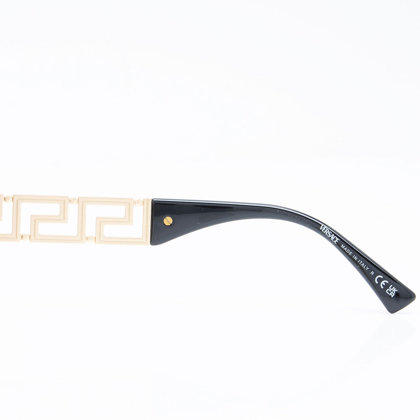 Versace Greca Cutout Rectangular Sunglasses
