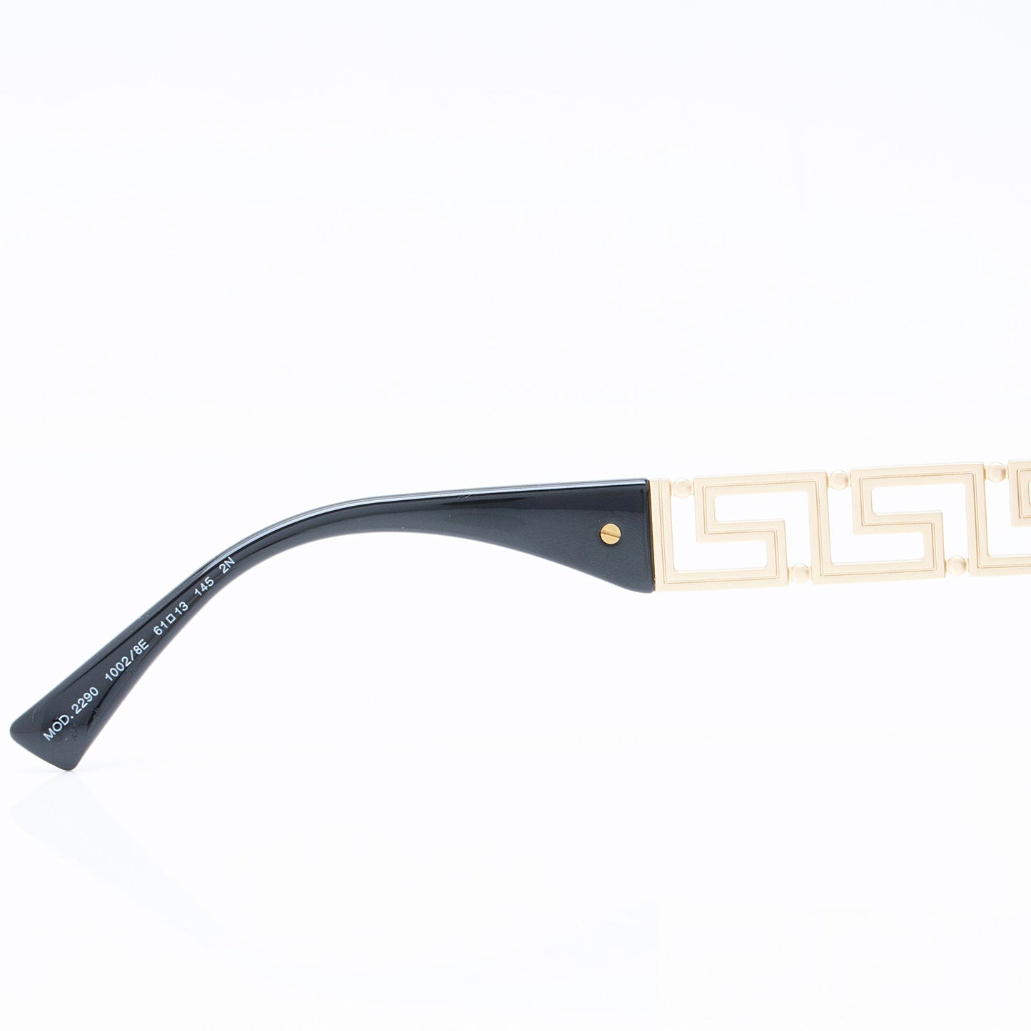 Versace Greca Cutout Rectangular Sunglasses