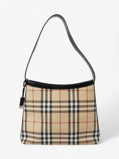 Burberry Vintage Shoulder Bag Nova Check / Black Canvas