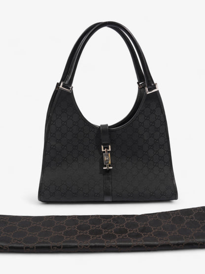 Gucci Jackie Shoulder Bag Black Canvas